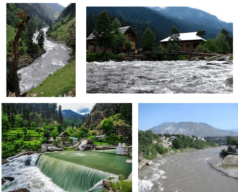 How many Rivers are found in Muzaffarabad Azad Kashmir