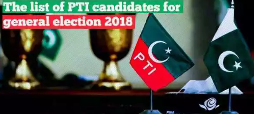 PTI Candidates For Election 2018 List