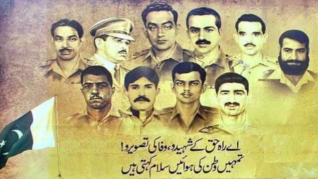 1965 War Shaheed Names